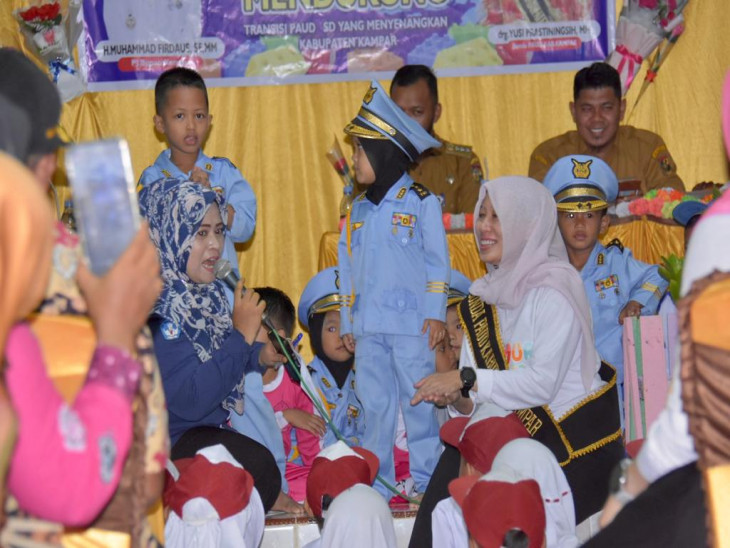 Gempur Paud Kampar, Yusi Tekankan Sekolah Berikan Rasa Nyaman dan Menyenangkan Pada Peserta Didik