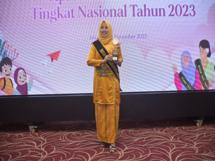 Juara I Apresiasi Bunda PAUD Nasional 2023, drg. Yusi ucapkan terima kasih atas dukungan semua pihak