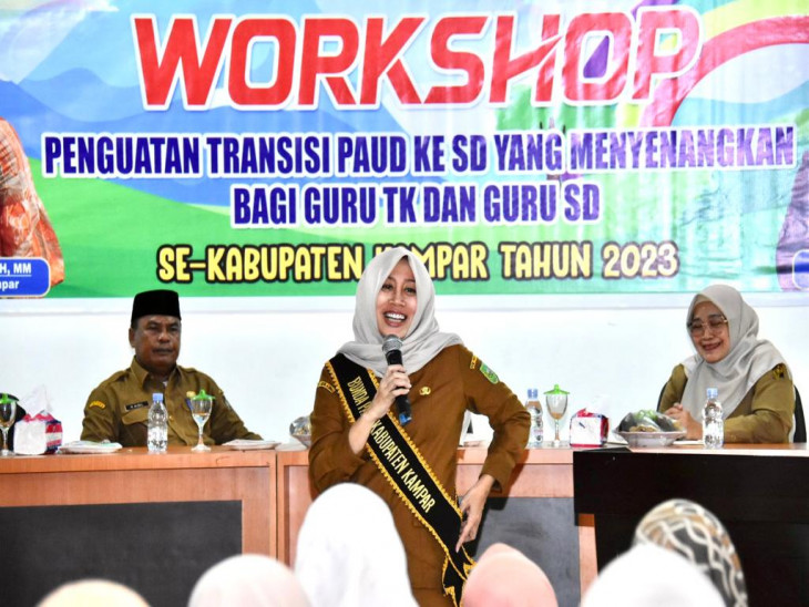 Bunda PAUD Buka dan Laksanakan Workshop Transisi PAUD Ke SD yang menyenangkan bagi guru TK dan SD
