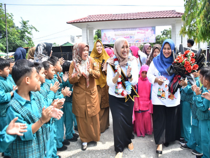 Launching Gempur PAUD, Bunda PAUD Kab. Kampar: Ciptakan Belajar Yang Menyenangkan Bagi Anak-Anak